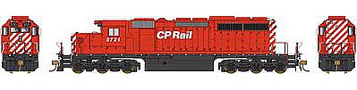 Bowser SD40-2 Canadian Pacific Rail #5751 with Sound HO Scale Model Train Diesel Locomotive #24157