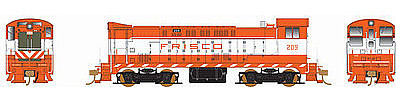 Bowser VO-1000 DC SLSF Frisco #214 HO Scale Model Train Diesel Locomotive #24225