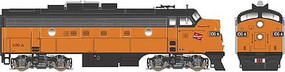 Bowser F-7A with sound Milwaukee Road #84A DCC HO Scale Model Train Diesel Locomotive #24606