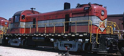 Bowser RS-3 Loco DC Greenbay & Western #307 HO Scale Model Train Diesel Locomotive #24655