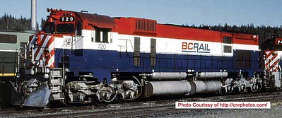 Bowser MLW M630 BC Rail #720 DC HO Scale Model Train Diesel Locomotive #24873