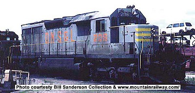 Bowser GMD SD40 QNSL #209 DCC and Sound HO Scale Model Train Diesel Locomotive #24892