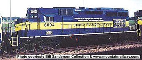 Bowser GMD SD40 DM&E #6094 DCC and Sound HO Scale Model Train Diesel Locomotive #24912