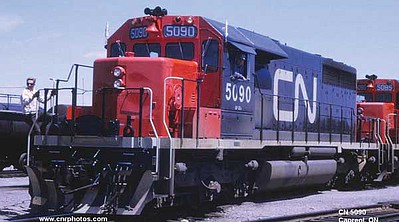 Bowser GMD SD40 Canadian National #5090 DCC and Sound HO Scale Model Train Diesel Locomotive #24970