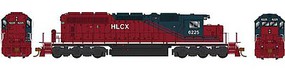 Bowser HO GMD SD40-2 Diesel w/Sound HLCX ex-QNSL #6225/maroon&blu/D