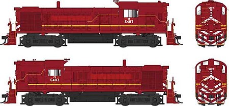 Bowser ALCo RS-3 DCC Conrail Late Red Patch 5487