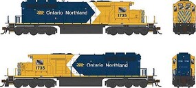 Bowser Ho GMD SD40-2 ON 1735 W/sd