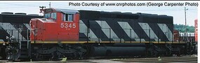Bowser HO SD40-2W Diesel w/Sound CN #5345/Sergeant Stripes
