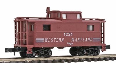 Bowser N-5 Caboose Western Maryland N Scale Model Train Freight Car #37243