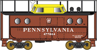 Bowser PRR Class N5C Steel Cabin Car Pennsylvania Railroad N Scale Model Train Freight Car #37802