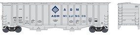Bowser 2-Bay Air slide Covered Hopper ADM Milling #53007