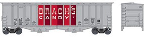 Bowser 2-Bay Airslide Covered Hopper Brach's Candy #47485 N Scale Model Train Freight Car #37925
