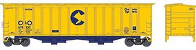 Bowser 2-Bay Airslide Covered Hopper Chessie System C&O 619132