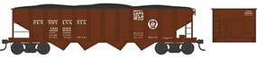 Bowser H21 Hopper Pennsylvania RR #186333 N Scale Model Train Freight Car #38115