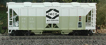 Bowser 70-Ton 2-Bay Covered Hopper Halliburton IMCO Services HO Scale Model Train Freight Car #40306
