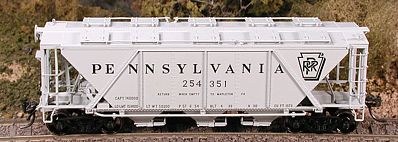Bowser H30 Covered Hopper Pennsylvania Railroad HO Scale Model Train Freight Car #40950