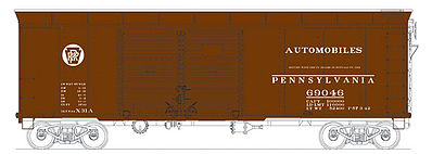 Bowser X31a Double Door Boxcar Pennsylvania RR #6904 HO Scale Model Train Freight Car #41041