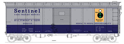 Bowser 40 Single Door Boxcar Baltimore & Ohio #466016 HO Scale Model Train Freight Car #41294