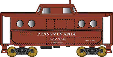 Bowser N5c Caboose Pennsylvania RR #477842 HO Scale Model Train Freight Car #41427