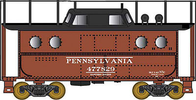 Bowser N5c Caboose Pennsylvania RR #477829 HO Scale Model Train Freight Car #41438