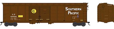 Bowser 50 Double-Door Boxcar - Ready to Run Southern Pacific  #606604 (Boxcar Red, yellow Circle C Markings)