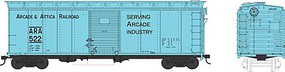 Bowser HO 40' Boxcar Arcade & Attica RR #522