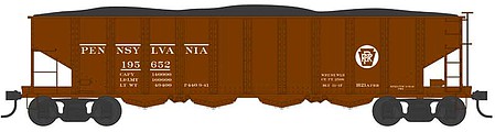 Bowser H21a Hopper with Clam shell doors PRR #195733 HO Scale Model Train Freight Car #43024