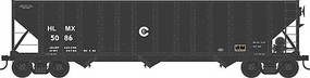 Bowser H-43 100 ton 3-Bay Hopper car HLMX #10059