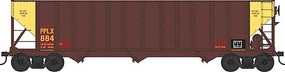 Bowser H-43 100 ton 3-Bay Hopper PPLX Double Yellow End #884