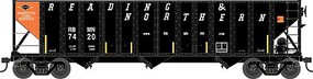 Bowser 100 ton Hopper Reading & Northern #7420 (Red End)