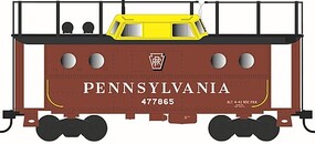 Bowser HO N-5C Caboose PRR #477865/Shadow Keystone w/Trainphone Rpk