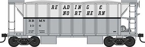 Bowser 70-Ton 2-Bay Ballast Hopper with Side Chutes (Ballast Gates) - Ready to Run