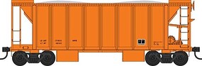 Bowser HO 70 Ton Ballast Car Dim Data Closed Side Orange