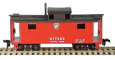 Bowser N-5 All-Steel Caboose Kit Pennsylvania Railroad HO Scale Model Train Freight Car #55023