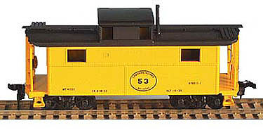 Bowser N-5 All-Steel Caboose Kit Cambria & Indiana HO Scale Model Train Freight Car #55027