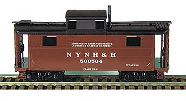 Bowser N-5 All-Steel Caboose Kit New Haven HO Scale Model Train Freight Car #55037