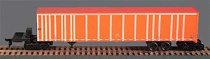 Bowser 53 RoadRailer(R) Plate Trailer Kit Schneider National HO Scale Model Train Freight Car #55502