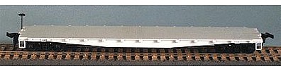 Bowser Pennsylvania RR 50 Class F-30a Flat Car Undecorated HO Scale Model Train Freight Car #55950