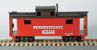 Bowser N-5 All-Steel Caboose Kit Pennsylvania #477114 HO Scale Model Train Freight Car #56390