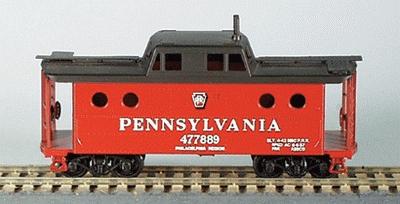Bowser PRR N-5C Caboose - Kit - Pennsylvania #477857 HO Scale Model Train Freight Car #56391