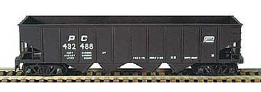 Bowser H-21a 4 bay Hopper Penn Central 432767 HO Scale Model Train Freight Car #56672