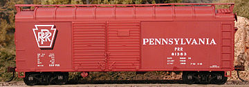 Bowser XF31f 40 Turtle Roof Boxcar Pennsylvania RR HO Scale Model Train Freight Car #56839