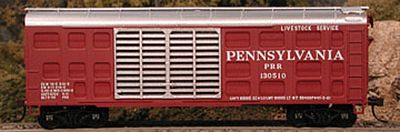 Bowser K-11 40 Stock Car Kit Pennsylvania Railroad #130513 HO Scale Model Train Freight Car #56852