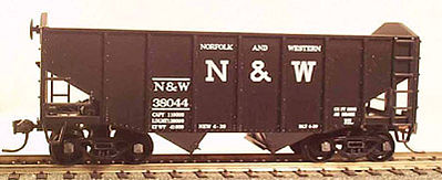 Bowser 55-Ton 2-Bay Fishbelly Hopper Kit Norfolk & Western HO Scale Model Train Freight Car #56862