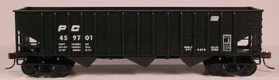 Bowser 70-Ton 14 Panel 3-Bay Hopper Penn Central HO Scale Model Train Freight Car #56943