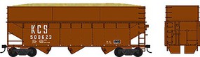 Bowser 70-Ton Offset Wood Chip Hopper KCS #500623