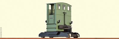 Brawa Breuer Lokomotor (Tractor) Switcher w/Sound - #2 O Scale Model Train Locomotive #31000