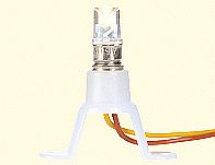 Brawa LED Structure Light w/Base - 14-19V (white) Model Railroad Light Bulb #3401
