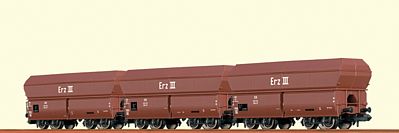 Brawa Coal Car Set/3 OOt ErzIII - N-Scale