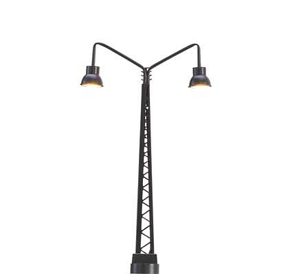 Brawa Lattice Boom Double-Arched LED Light with Plug and Socket Base 2-3/4  7cm - N-Scale